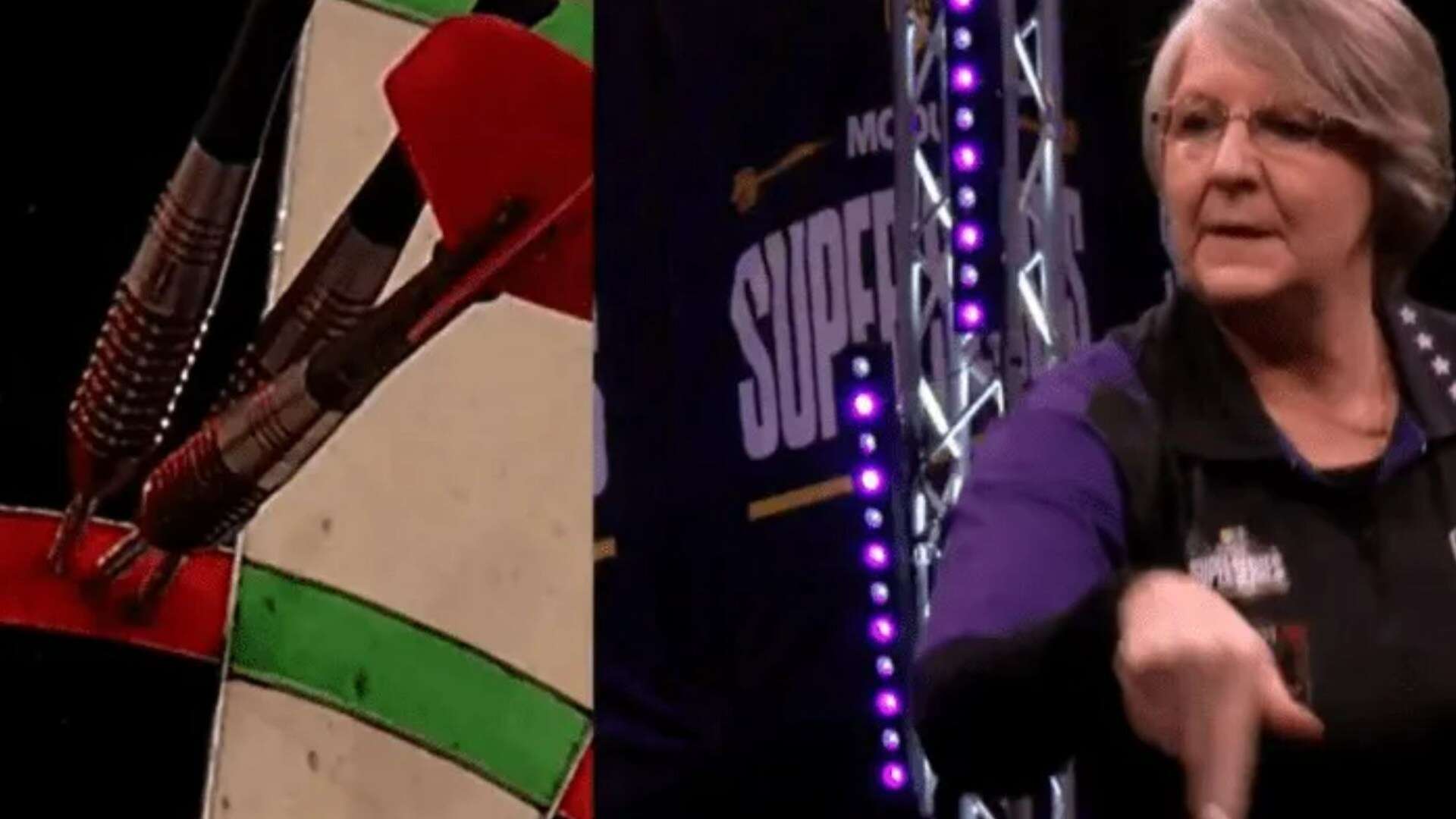 Darts star stuns commentators by going 'from the sublime to the ridiculous'