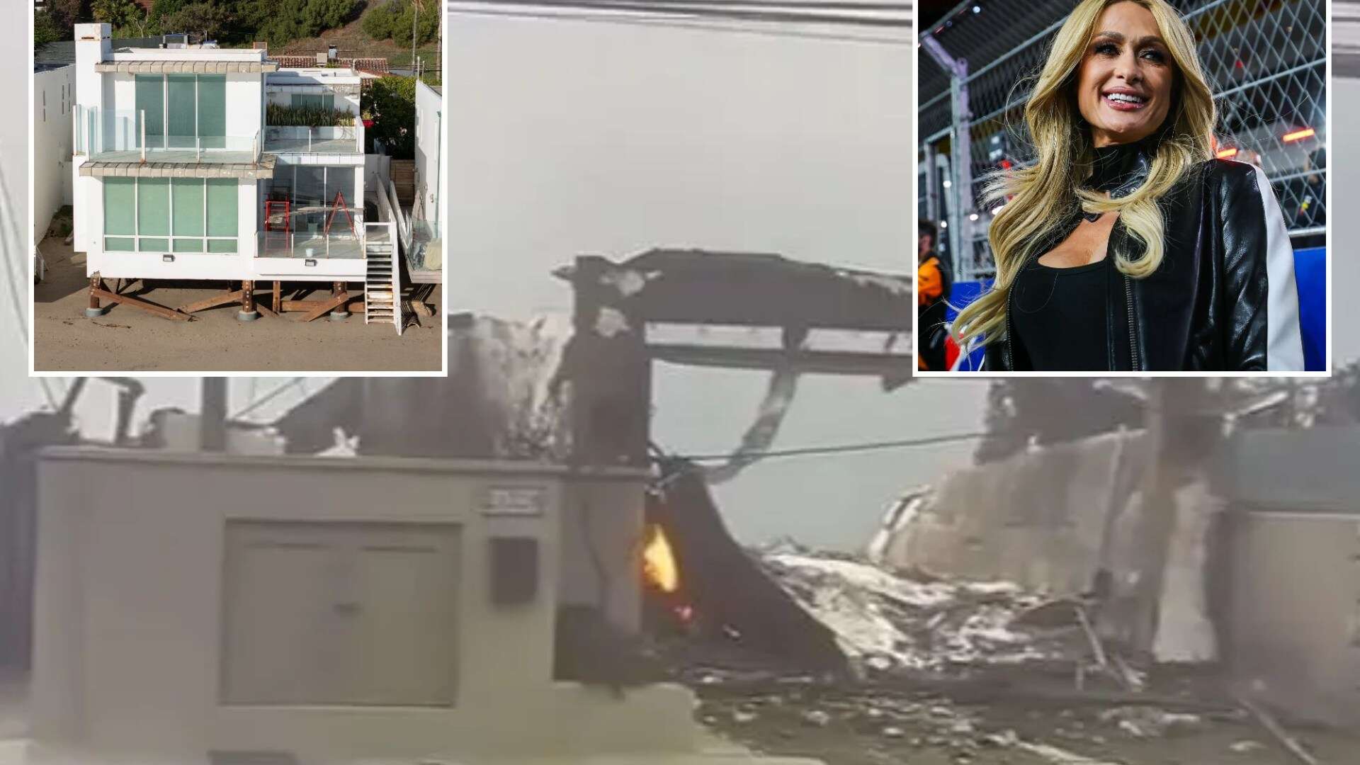 Paris Hilton reveals moment she saw her Malibu mansion burn down on live TV