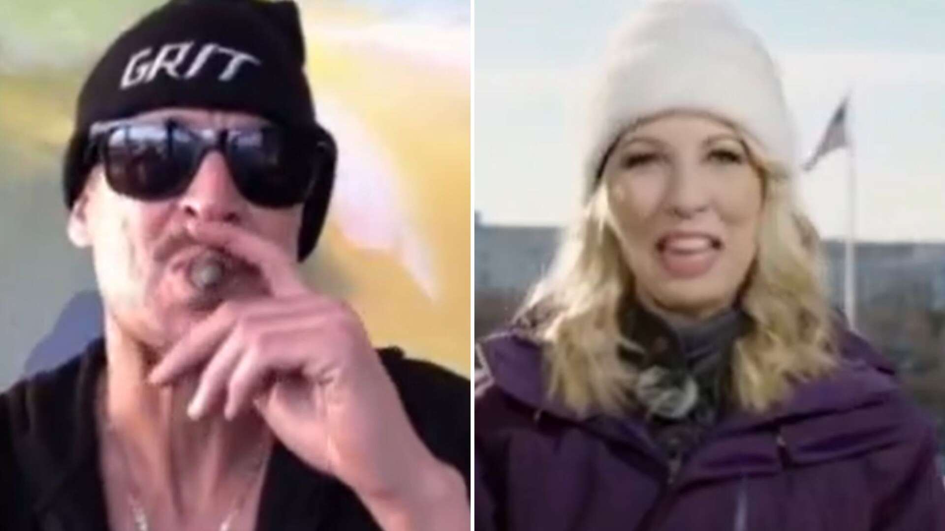 Cringe as Kid Rock tells BBC rep she ‘sounds sexy’ & asks her to go skiing