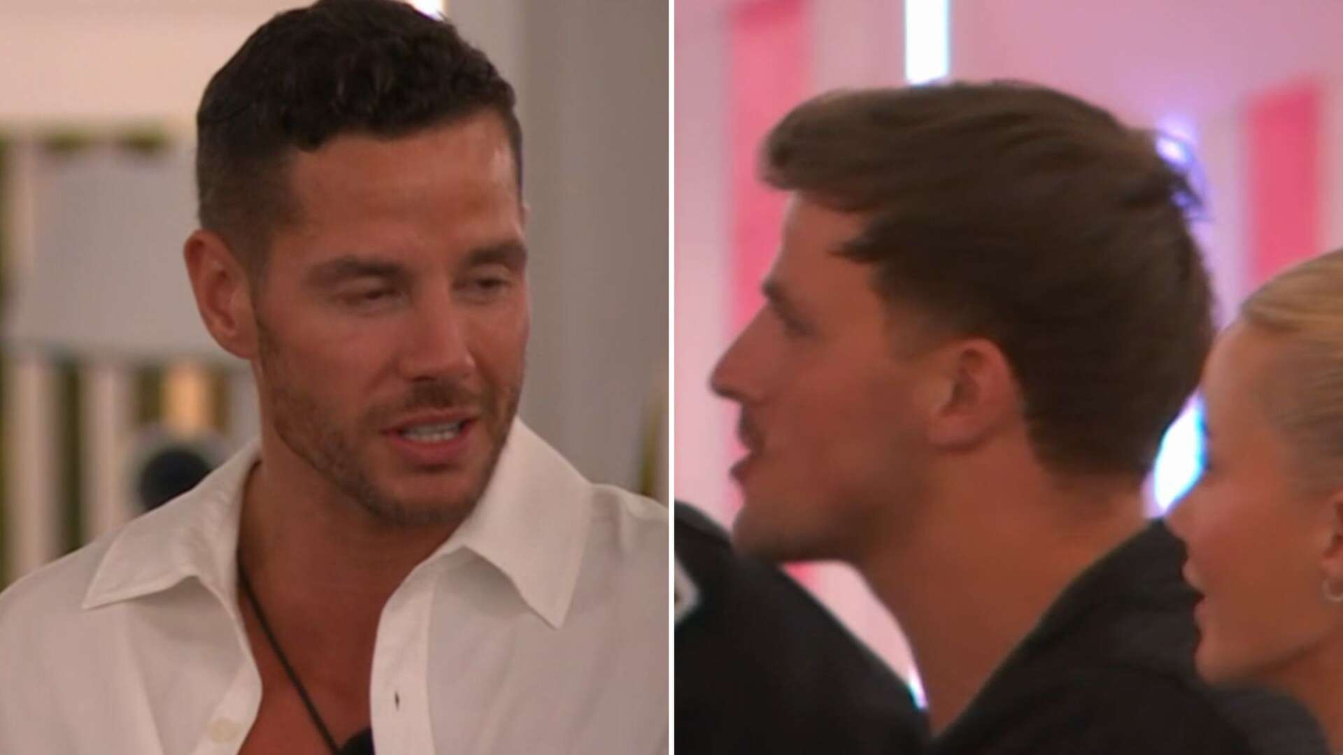 Watch moment Scott is pulled off Luca as they square up in fiery row over Grace