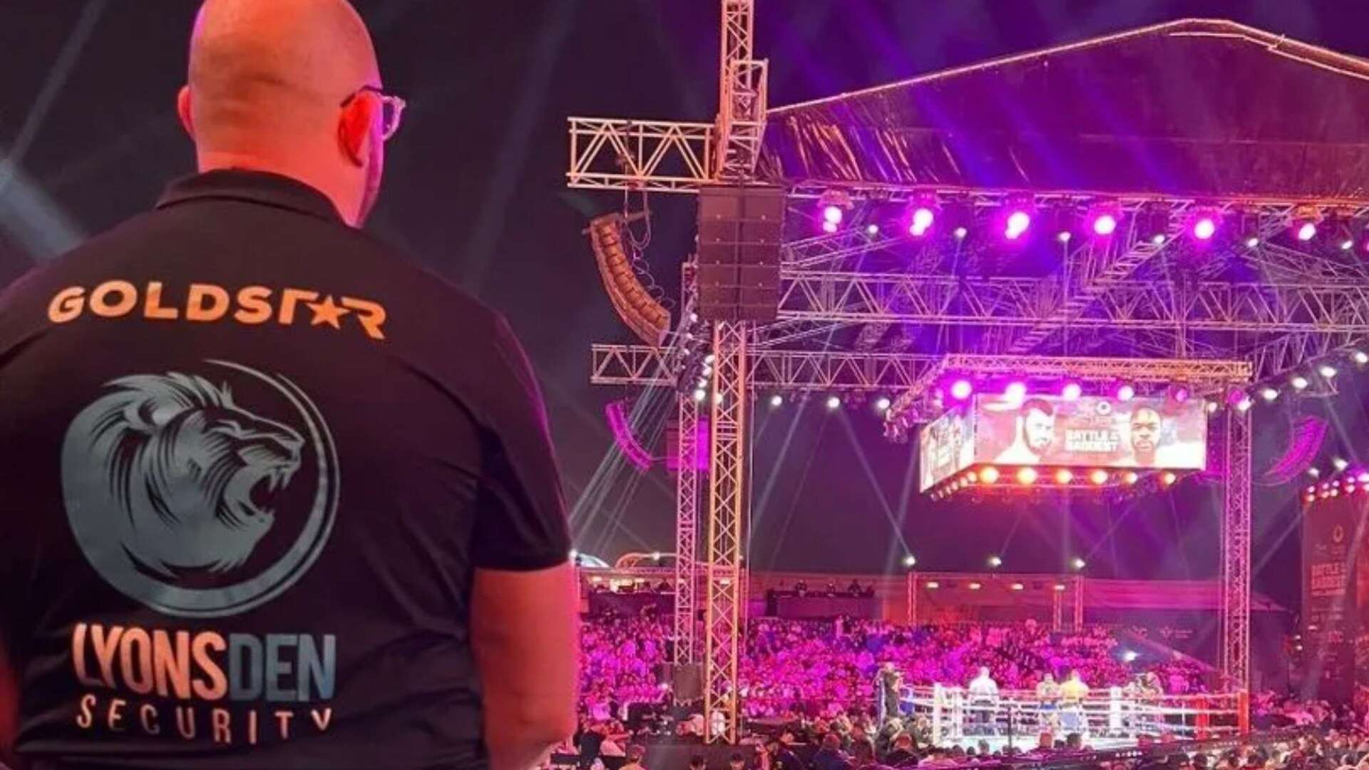 Former Six Nations star, 37, now working in security at Tyson Fury fights