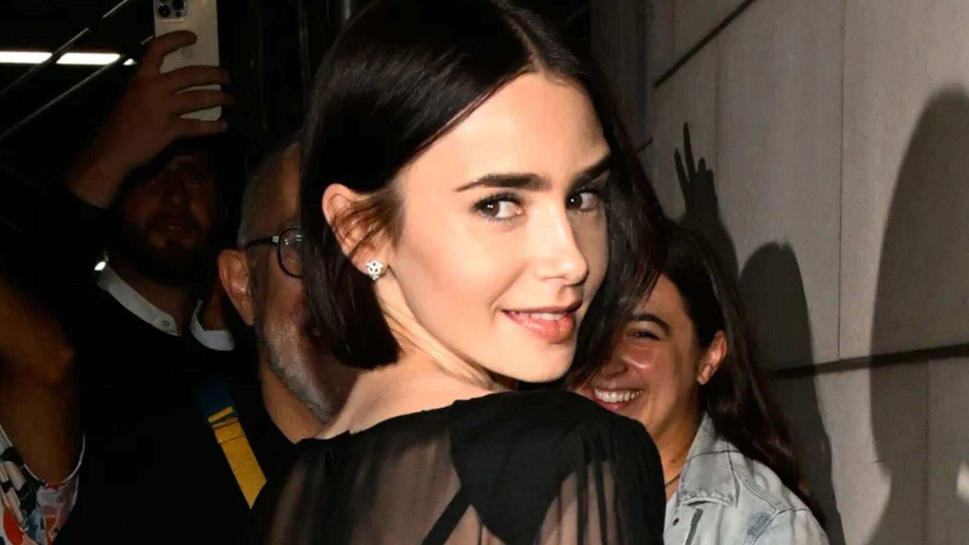 Lily Collins reveals she's become a mum as she welcomes baby into the world