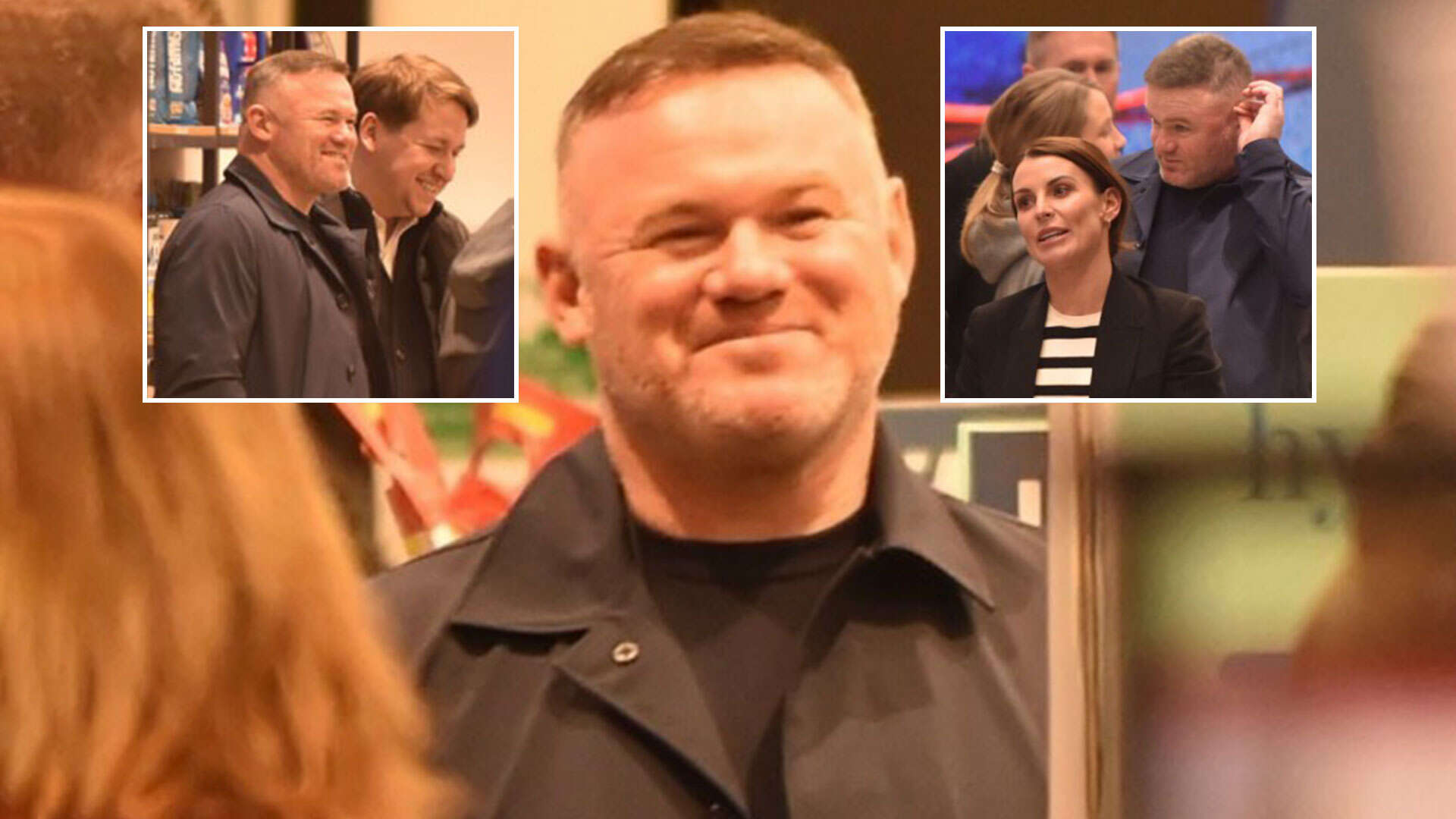 Wayne Rooney shows off fresh-faced new look as he supports Coleen's new venture