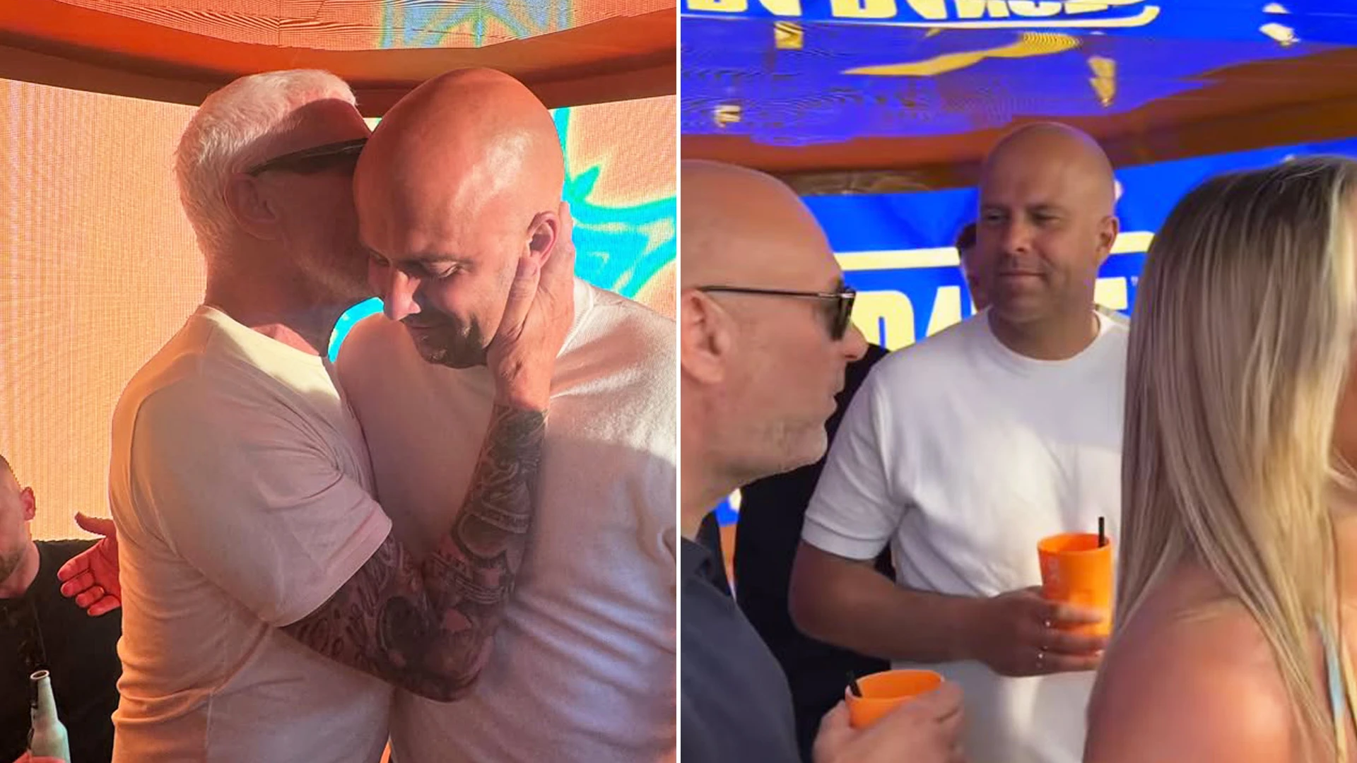 Arne Slot parties with Wayne Lineker in Ibiza hours after Arsenal clash