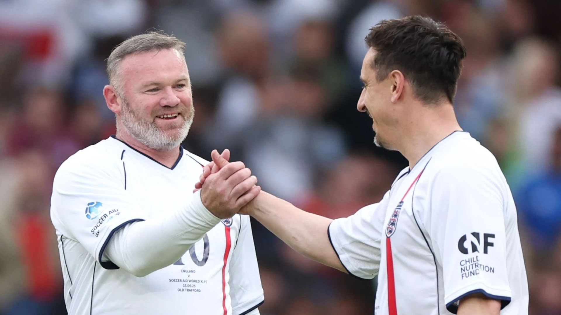Duggan doubles lead after Rooney scores fastest EVER Soccer Aid goal