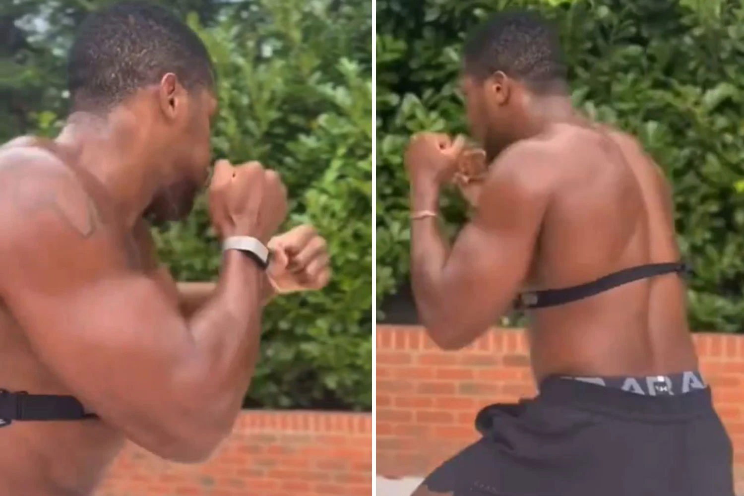AJ shows off shadow boxing as Hearn reveals new date for Jake Paul bout