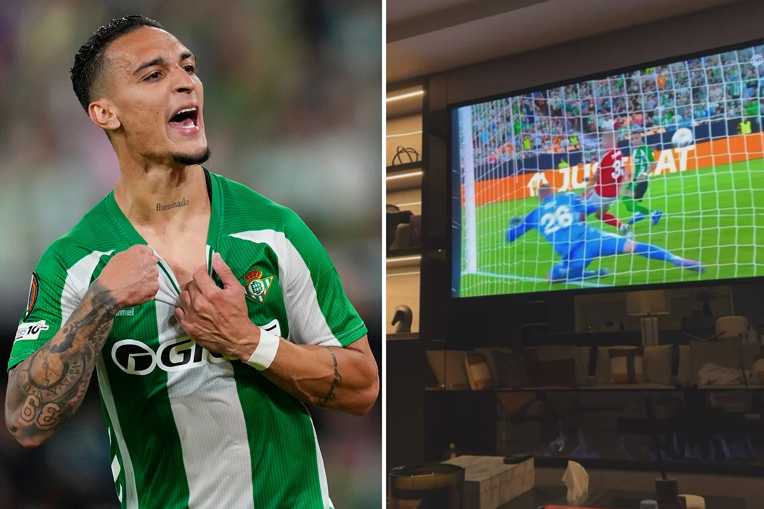 Man Utd £300k-a-week flop calls Antony 'brother' as he celebrates Betis goal