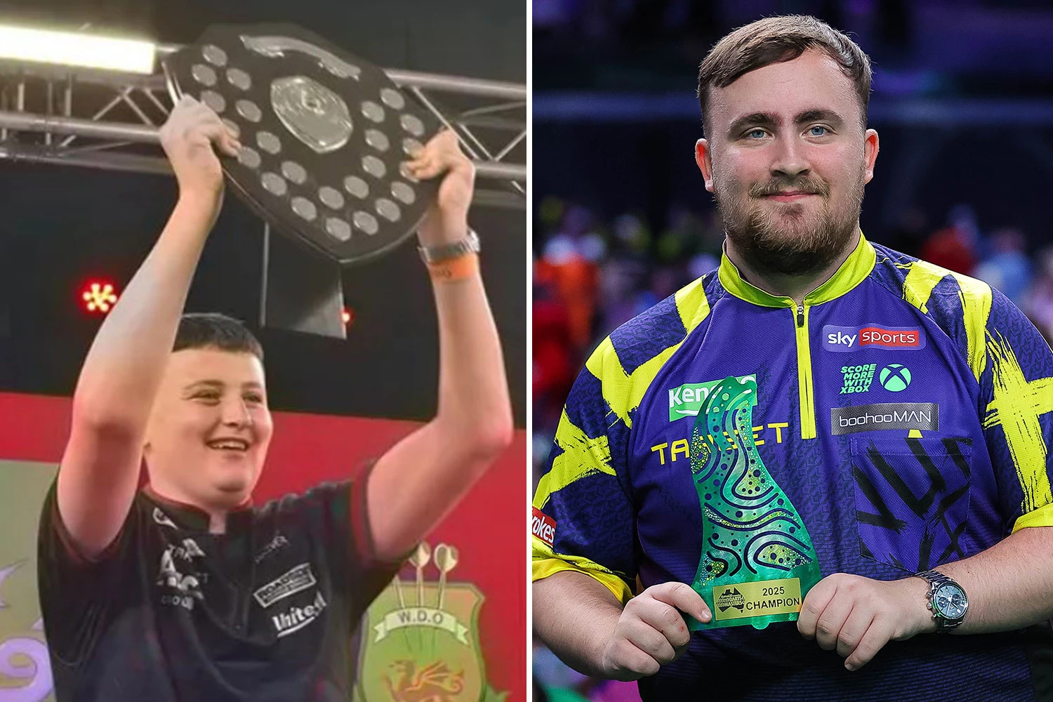 Scottish Luke Littler follows in his footsteps by winning darts title at 14