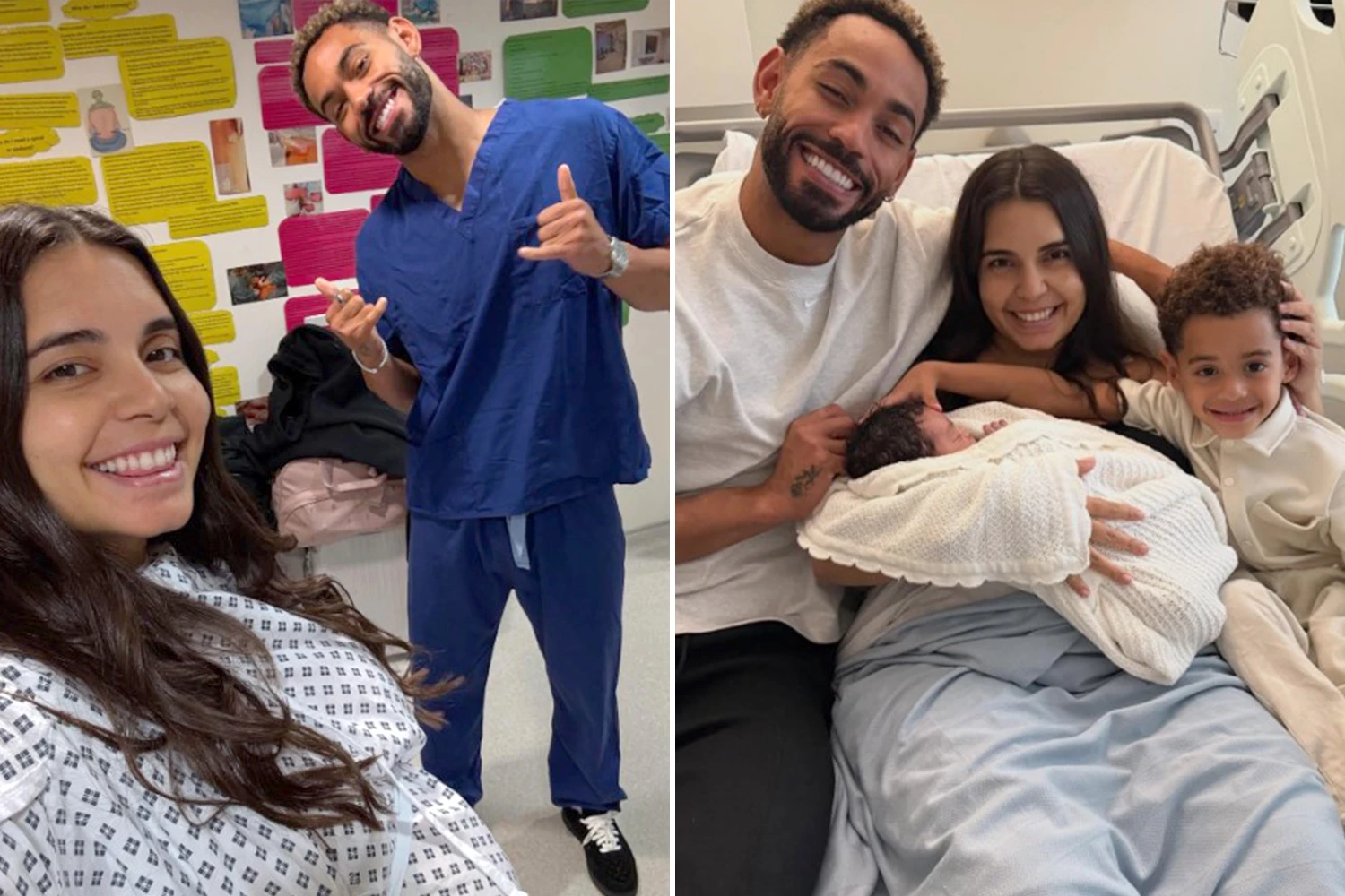 Cunha beams as wife gives birth to daughter hours before Man Utd jet out to US
