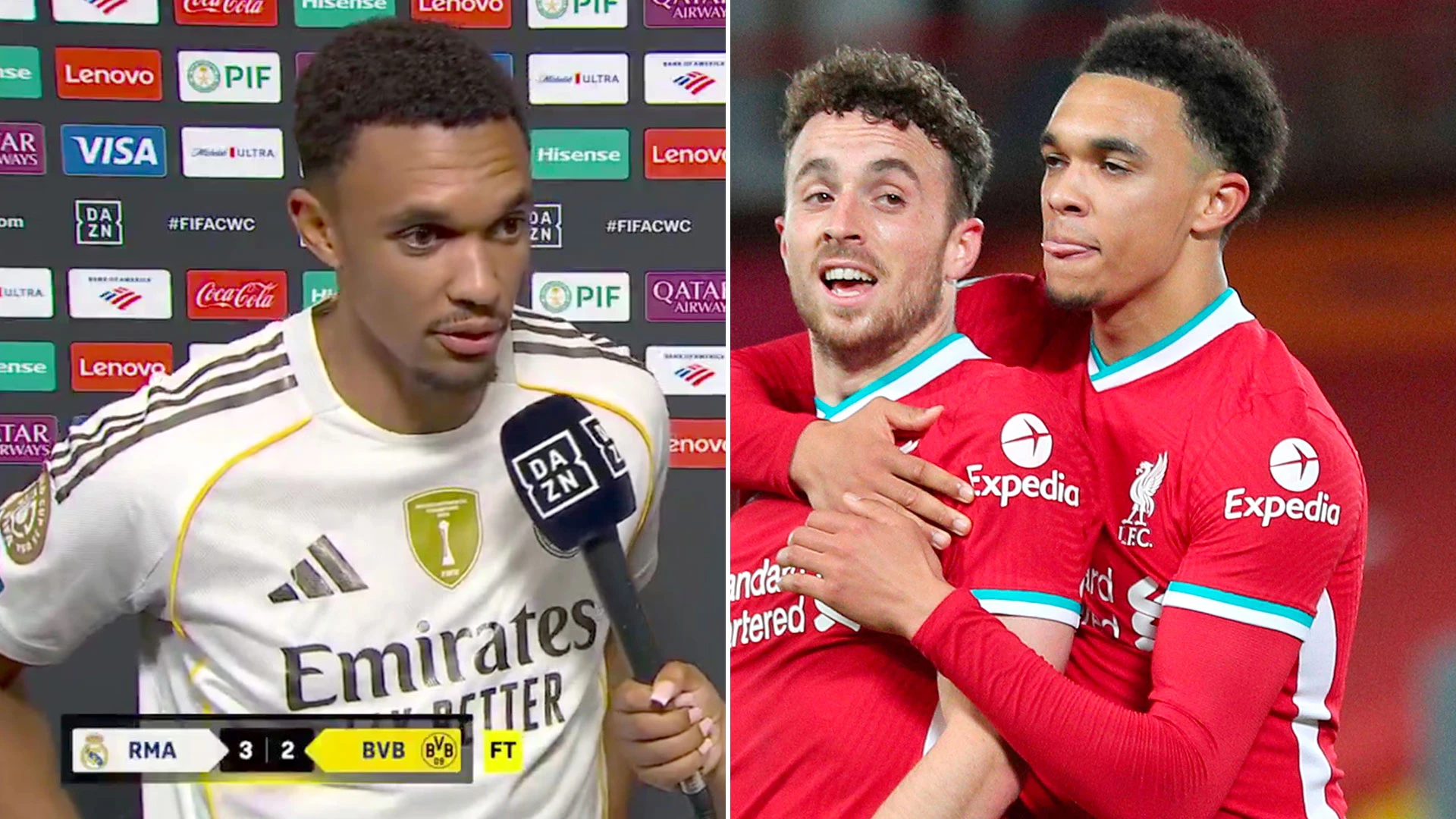 Trent says Jota was 'there with me' in first match since tragic death