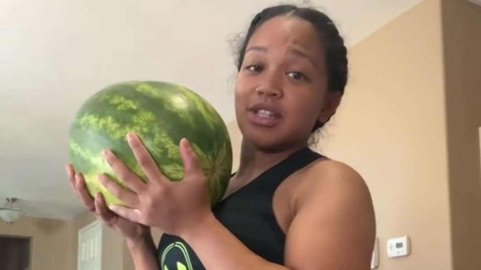 My baby bump is the same shape as a watermelon, folk say they should pay rent