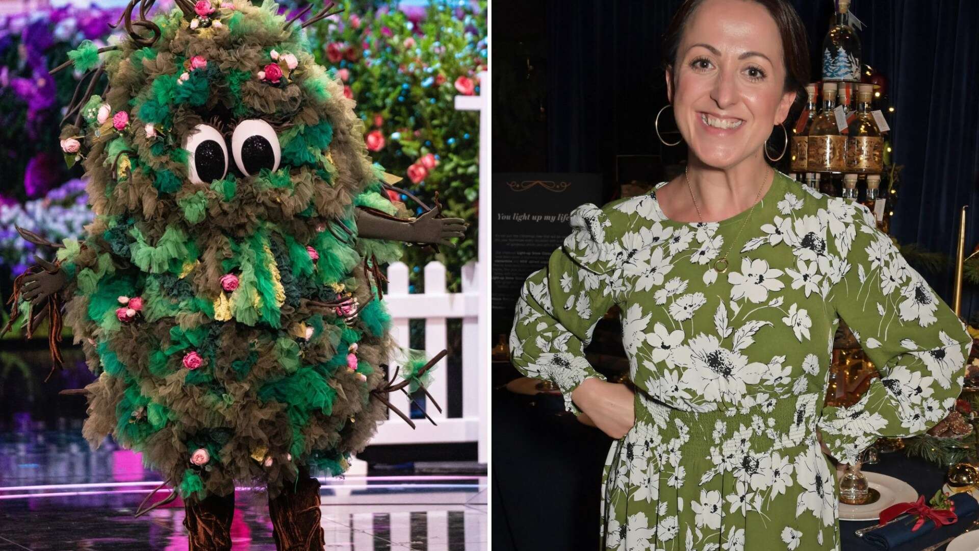 Natalie Cassidy gets confronted about being Bush on Masked Singer