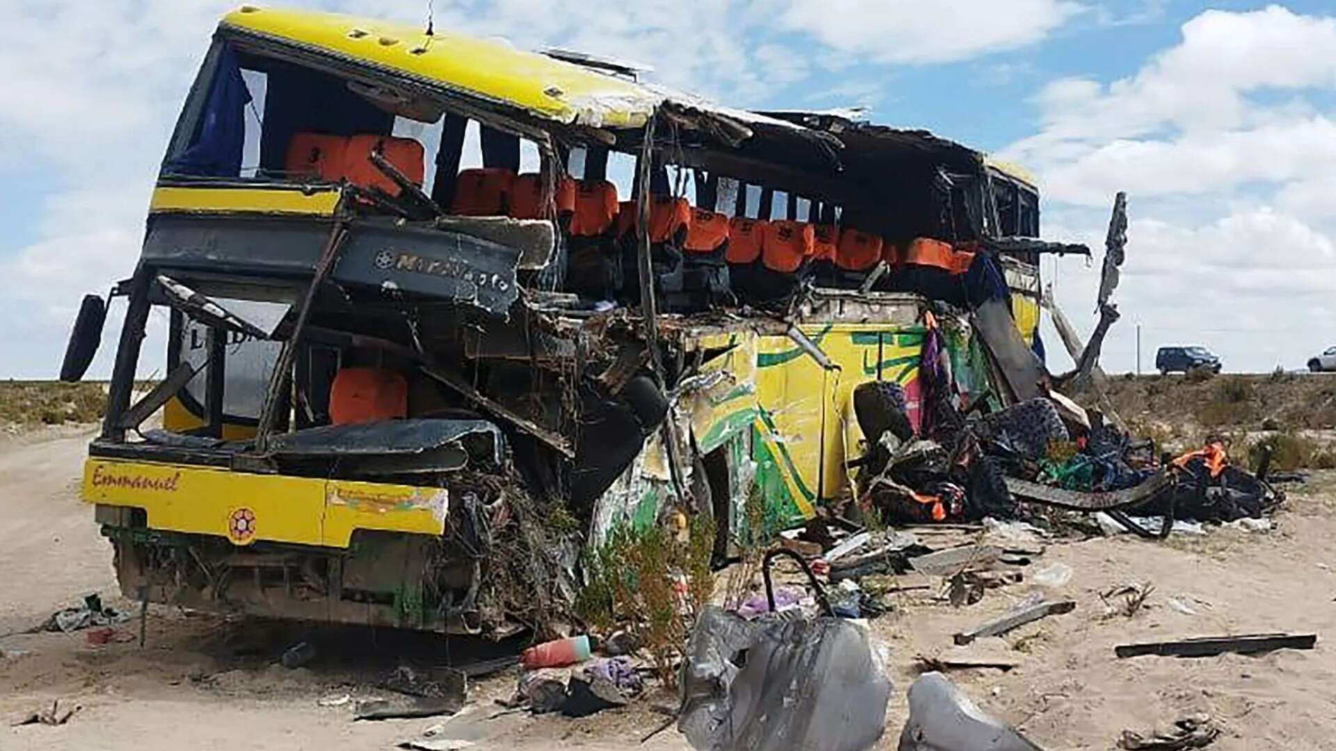 Horror as at least 37 killed and dozens injured after two buses crash head-on