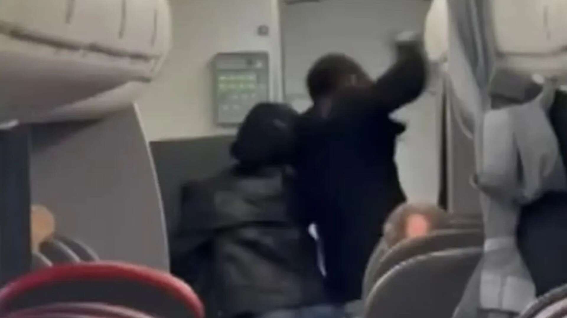 Wild vid shows 'demonic' passenger punching flight attendants