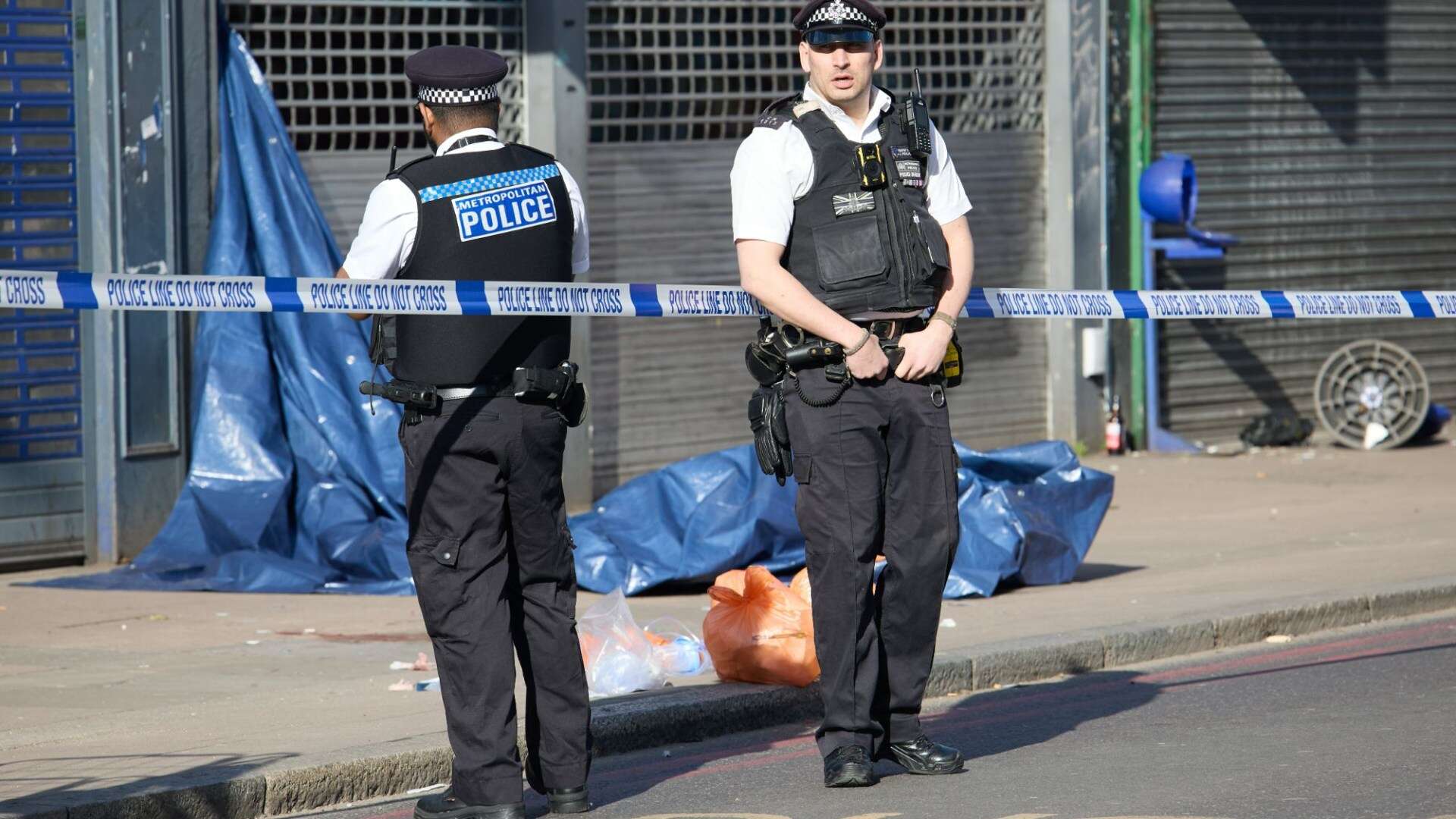 Three girls charged as police name elderly man, 75, 'killed on high street'