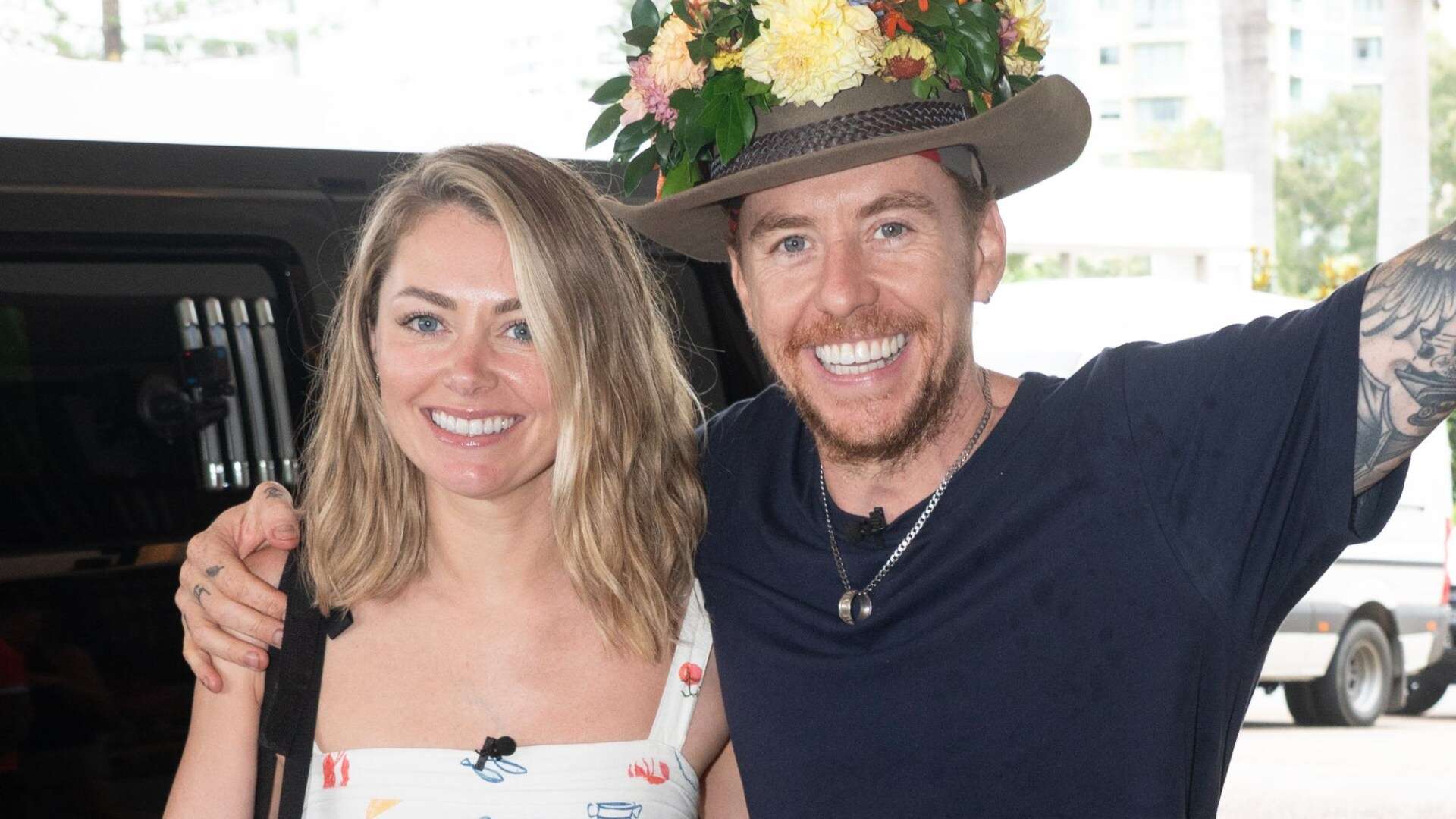 Danny Jones' wife Georgia quits Q&A after his 'drunken Brits kiss' with Maura