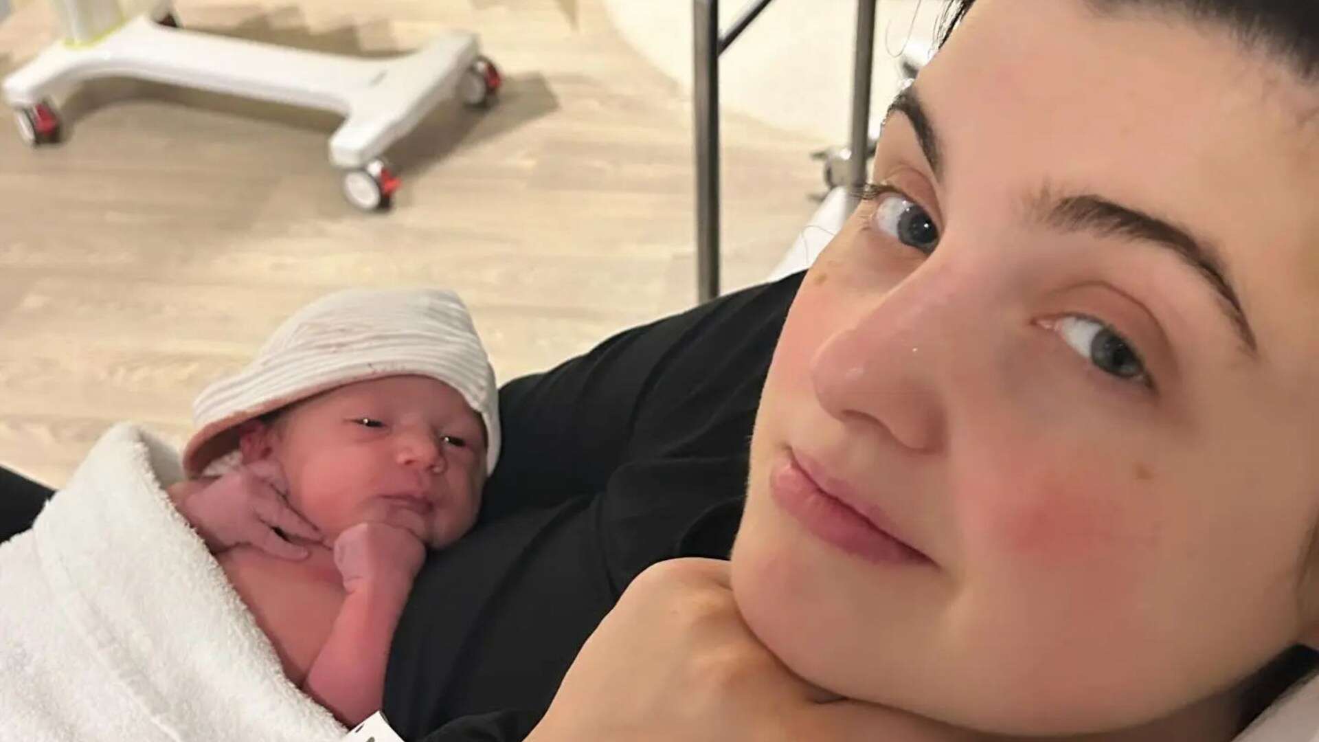 Storm Huntley gives birth to second child and reveals adorable name