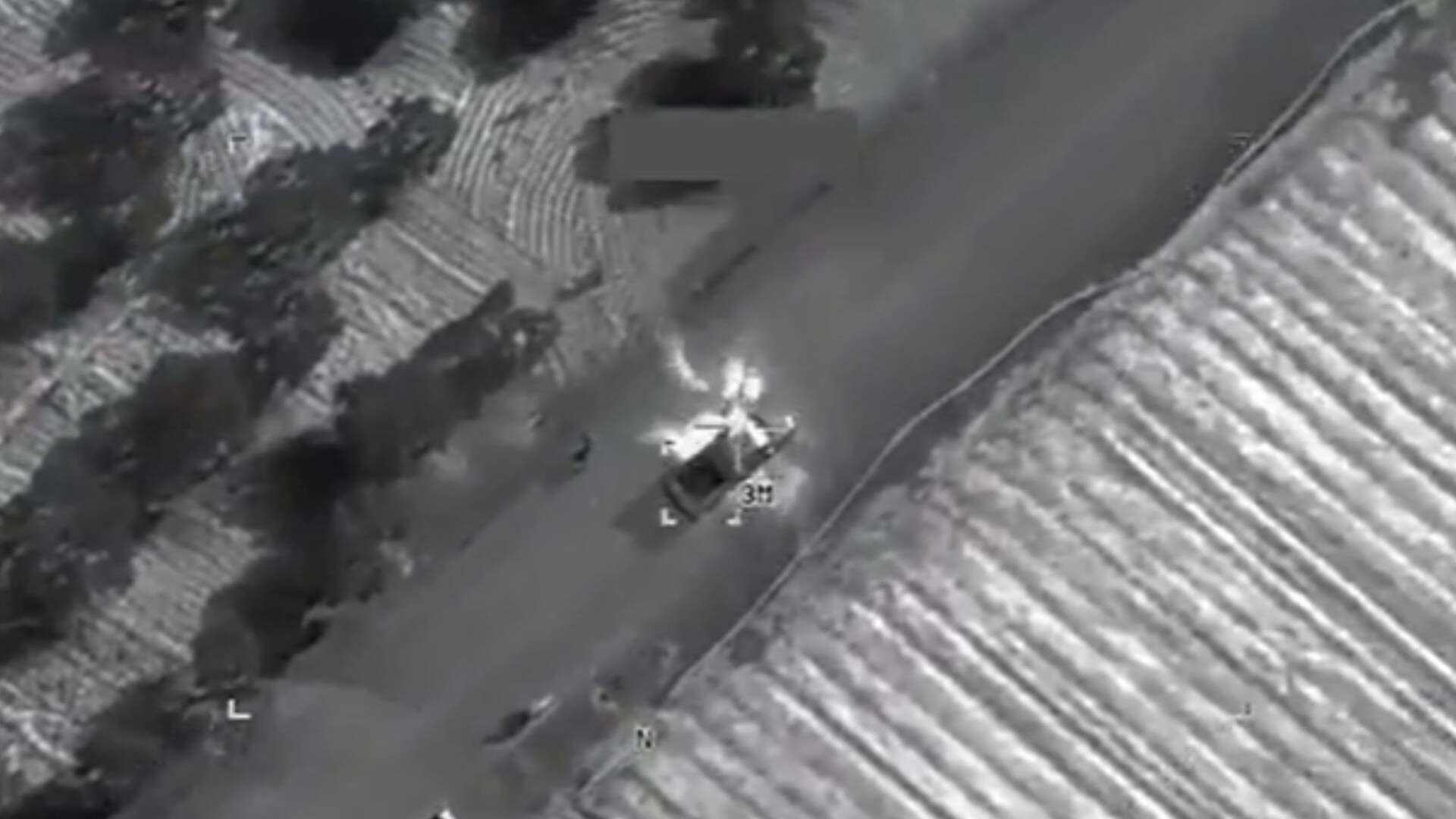 Chilling moment 'senior Al-Qaeda leader' is wiped out in brutal airstrike