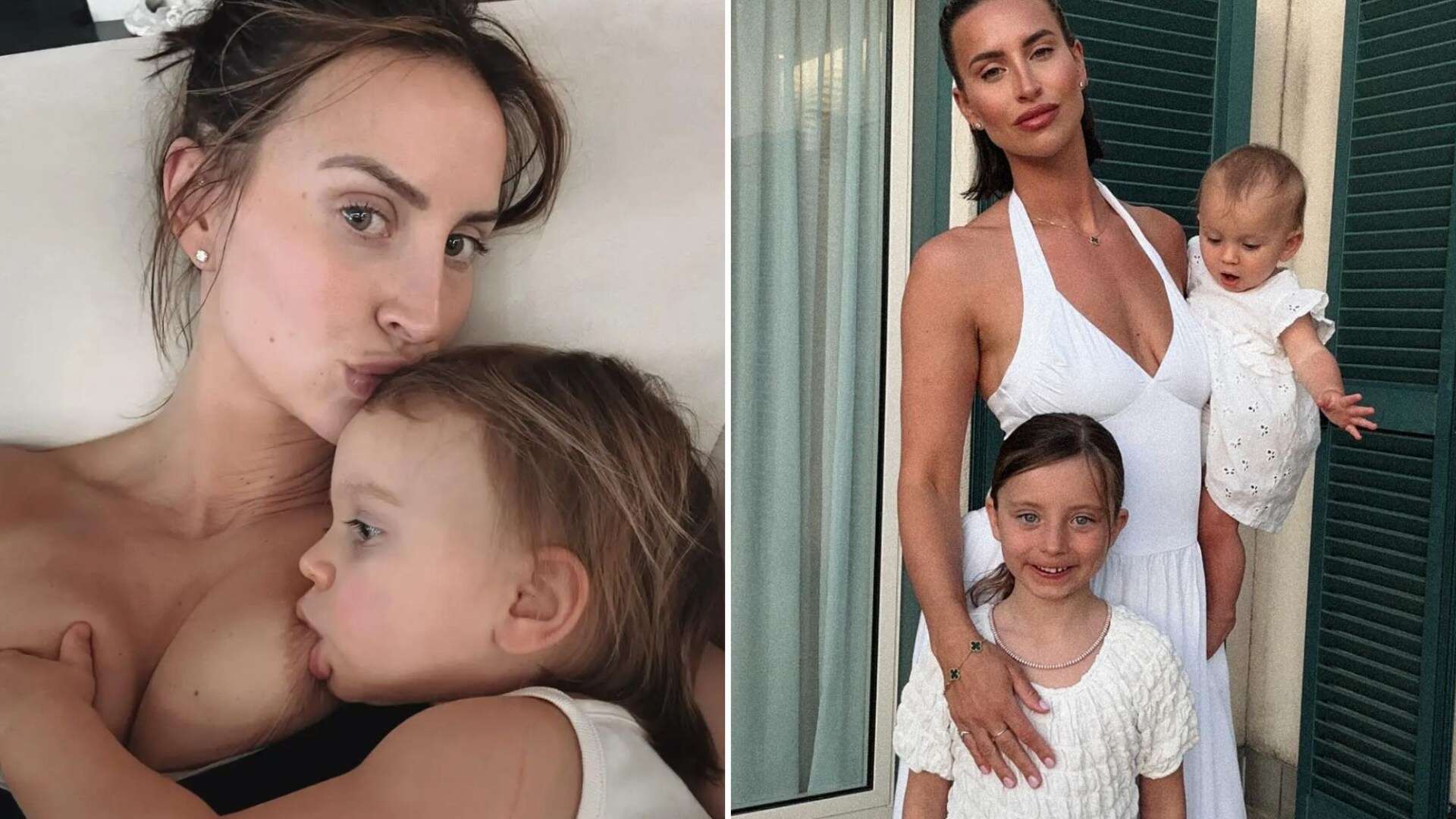 Ferne McCann cruelly mum-shamed as she shares snap breast feeding daughter