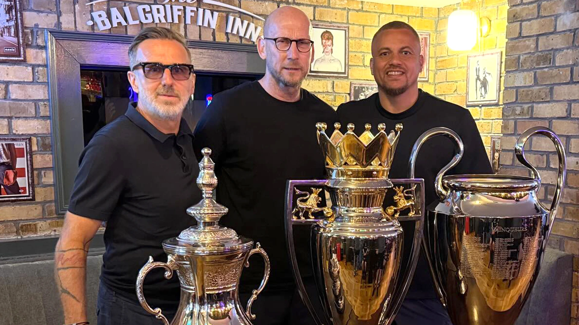 Ex-Man Utd ace, 53, looks unrecognisable as he reunites with Treble stars