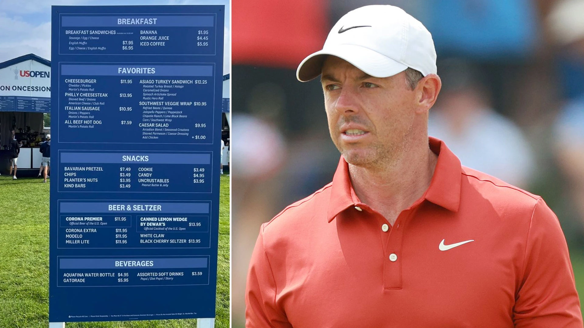US Open food and drink prices revealed as fans fume at ‘disgrace’ of a menu