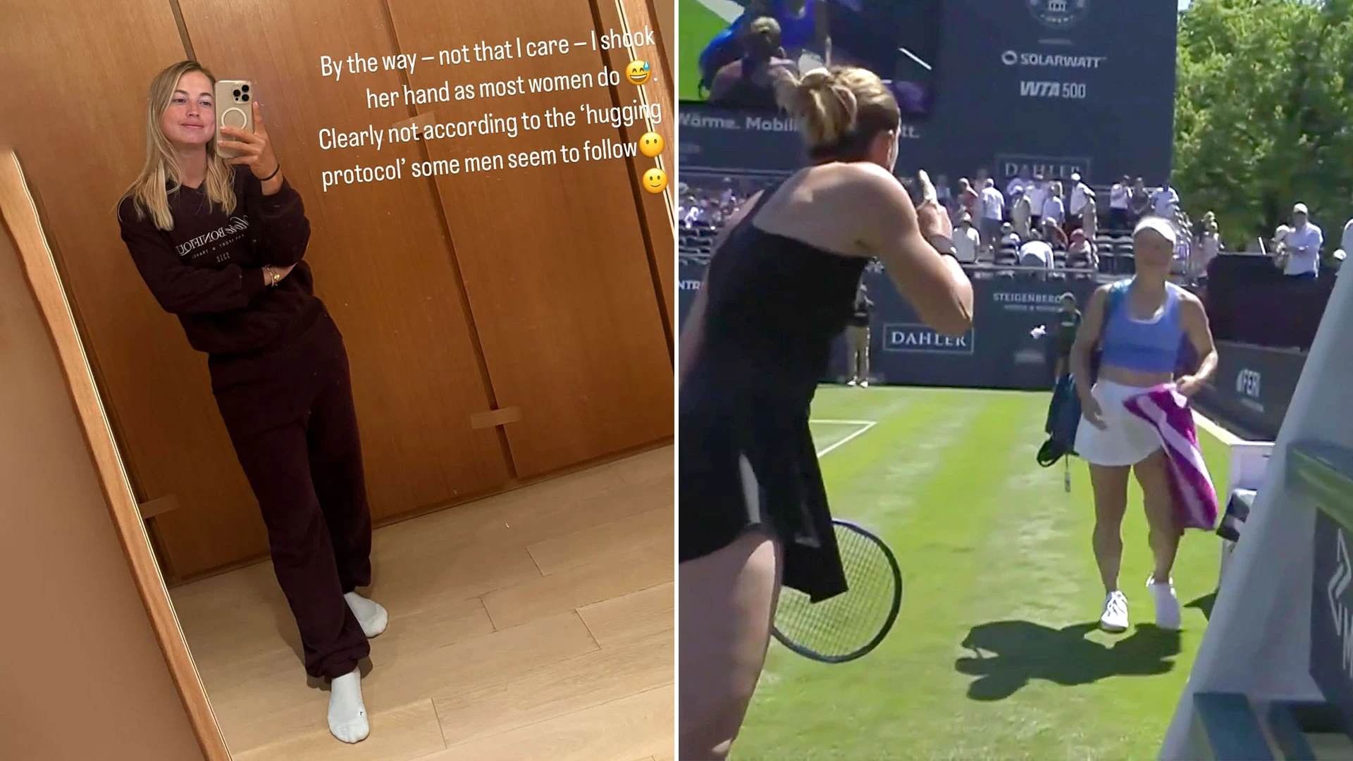 Tennis star responds after being told 'nobody likes you' in on-court row