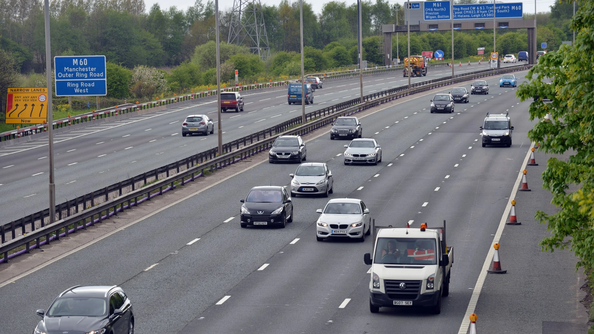 Mystery as man found dead in field next to major motorway