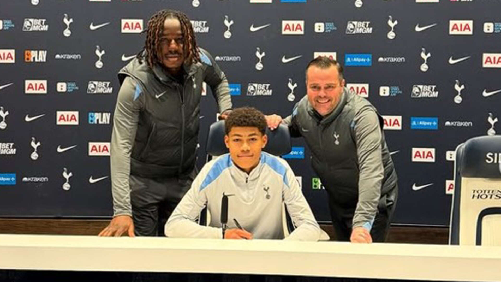 Spurs snap up England icon's son with brother pro in different sport