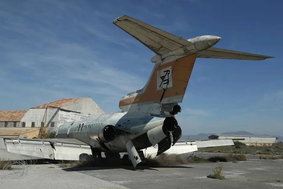 Inside abandoned airport where planes have been left to rot for 50 years