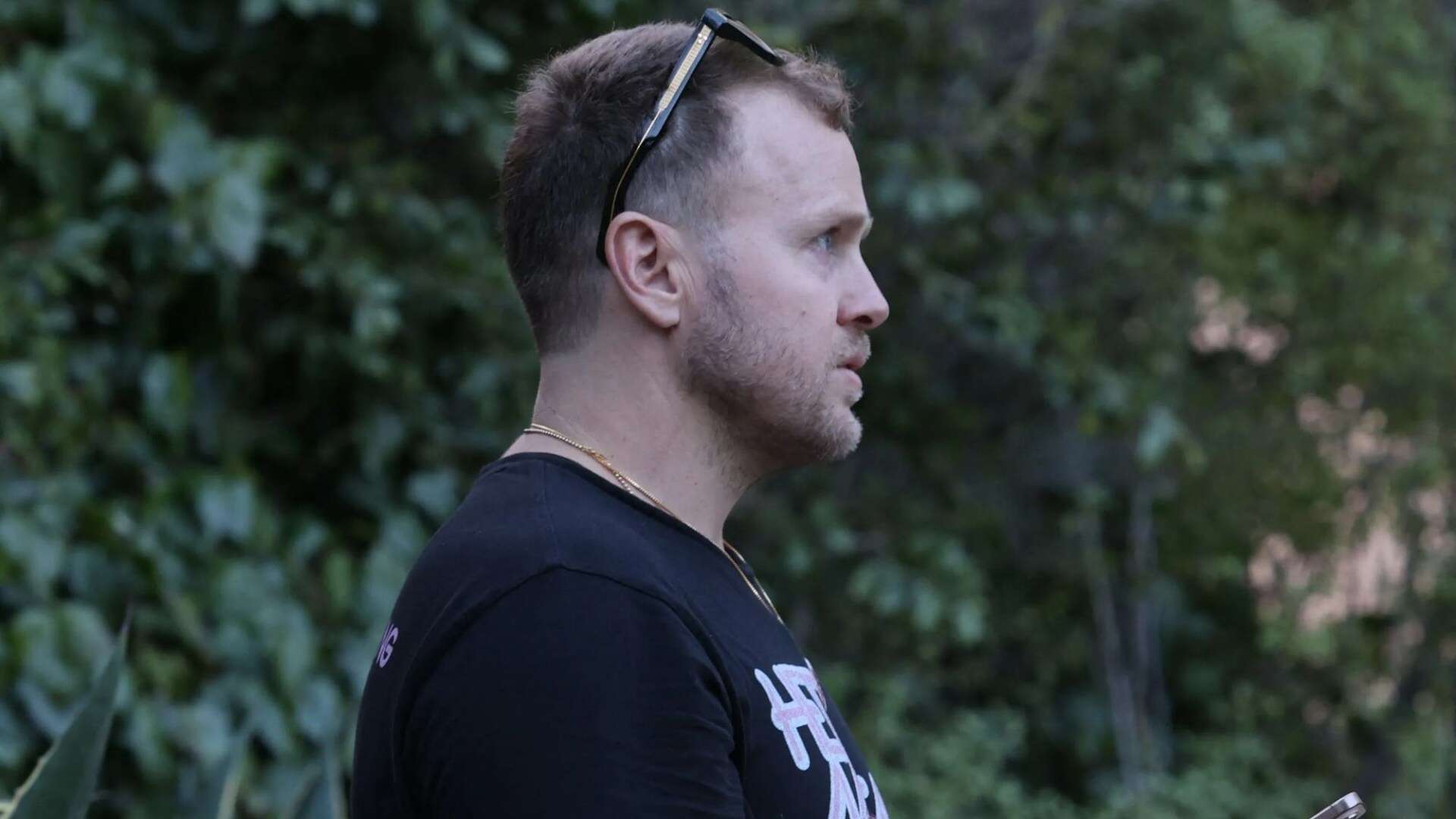 Moment Spencer Pratt watches his home with wife Heidi burn to the ground