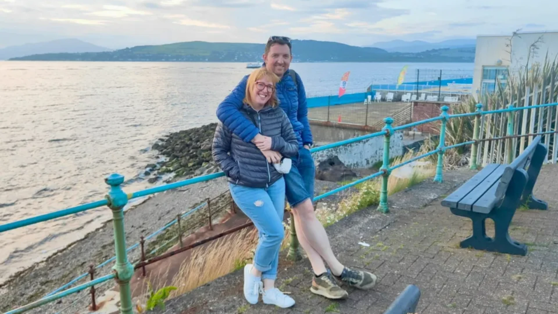 I posed for this romantic pic with my girlfriend, seconds later we almost died