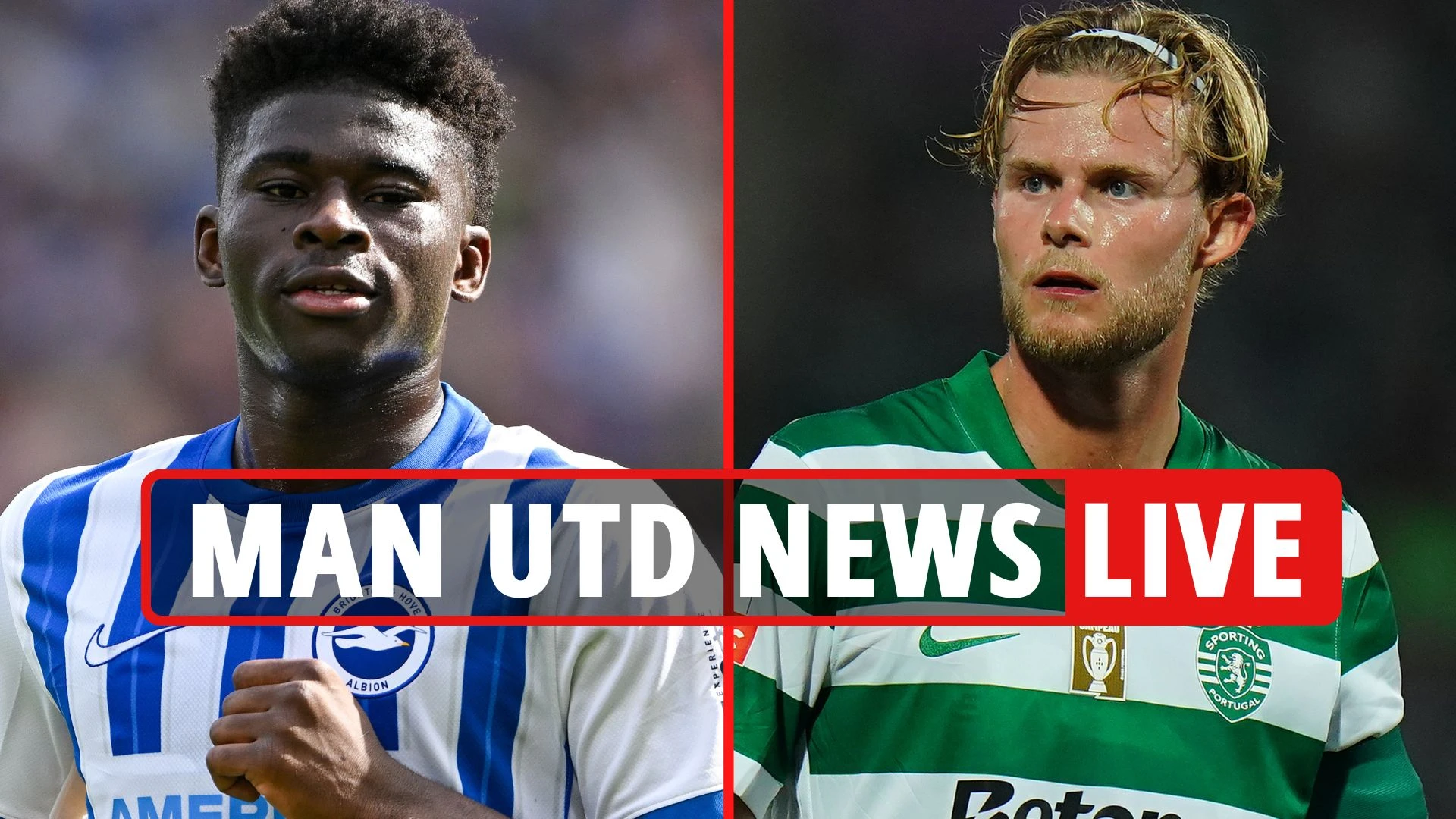 United 'PUSHING for £120m Baleba', Hjulmand eyed, Wharton 'linked with move'