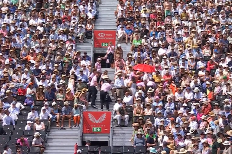 Medical emergency stops Queen's match as distressed fans are picked up on TV