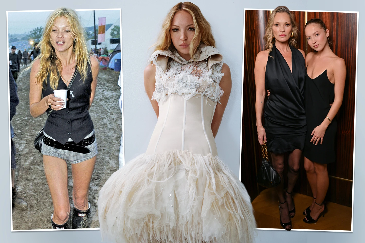 Kate Moss’ daughter Lila reveals she’s borrowed mum’s famous Glasto outfits