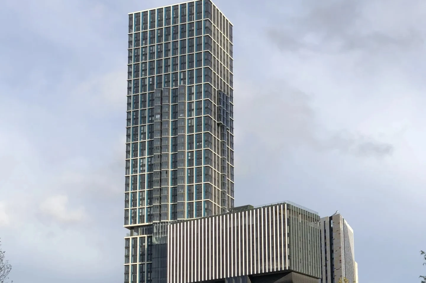 Man, 32, stabbed to death in luxury skyscraper lobby as cops probe 'murder'