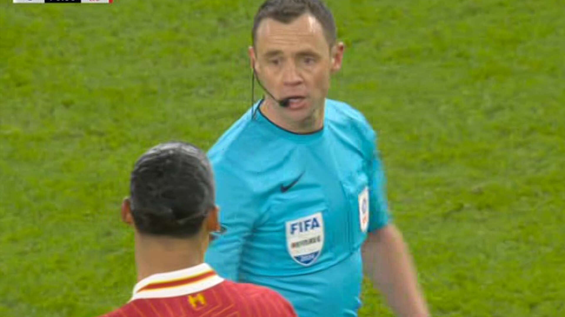 Never-before-seen moment as ref tells crowd why Spurs goal was ruled out