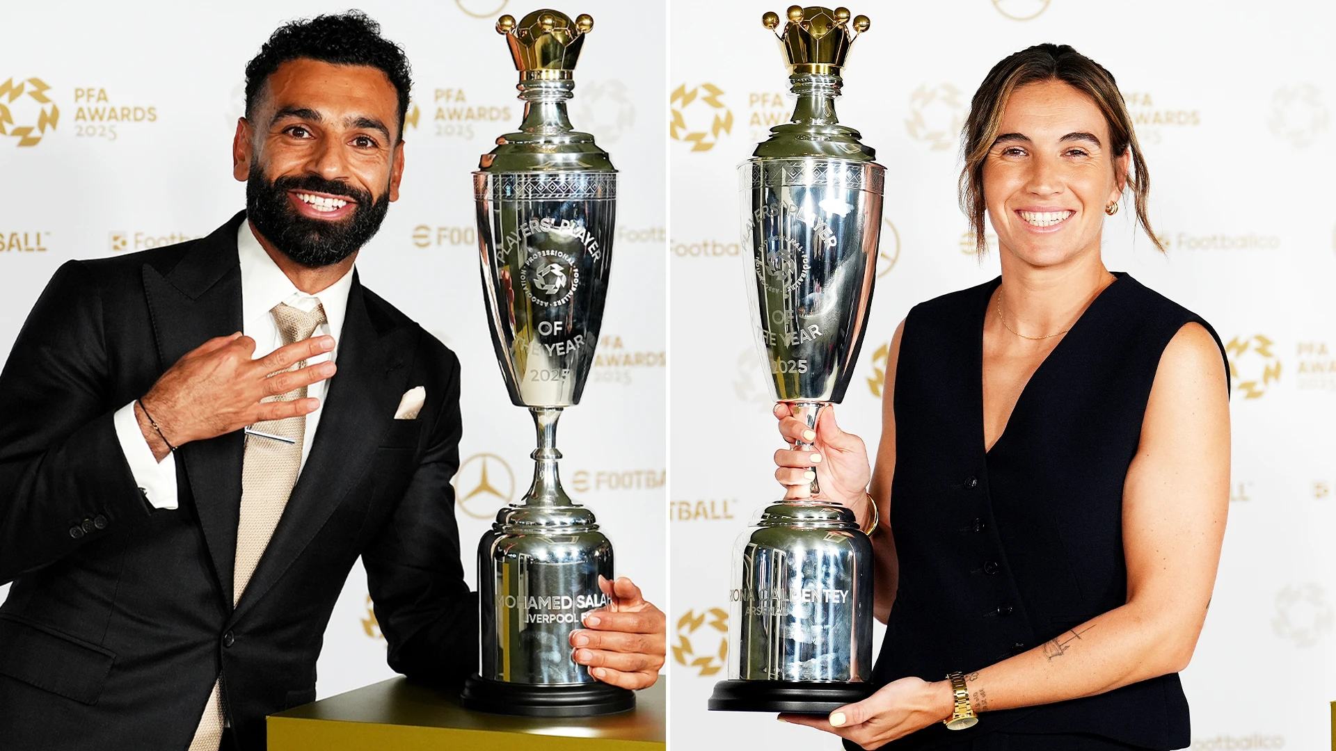 Mo Salah wins PFA Player of the Year as Forest show up Man Utd and Man City