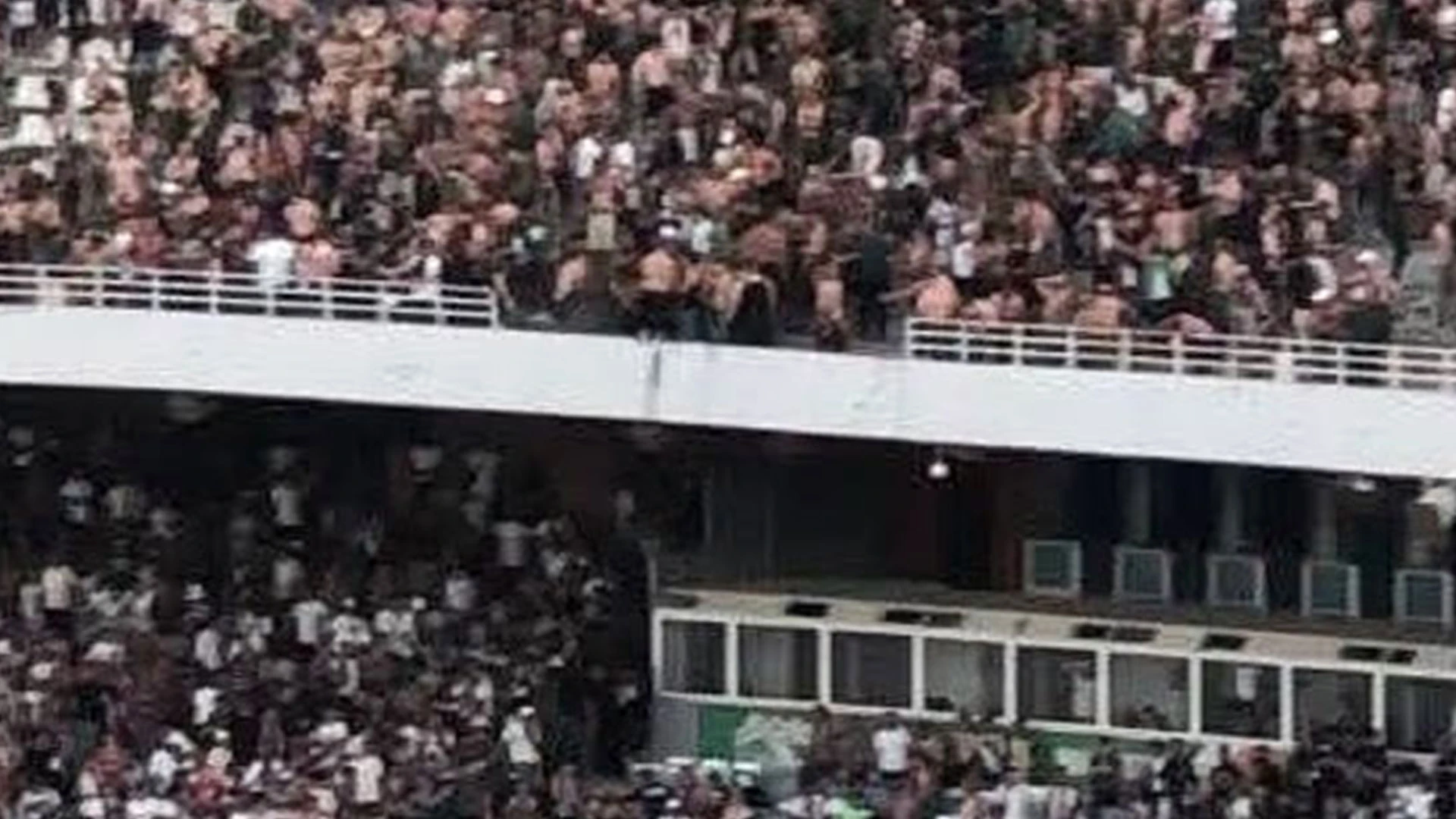 Three football fans dead & at least 70 injured in stadium disaster