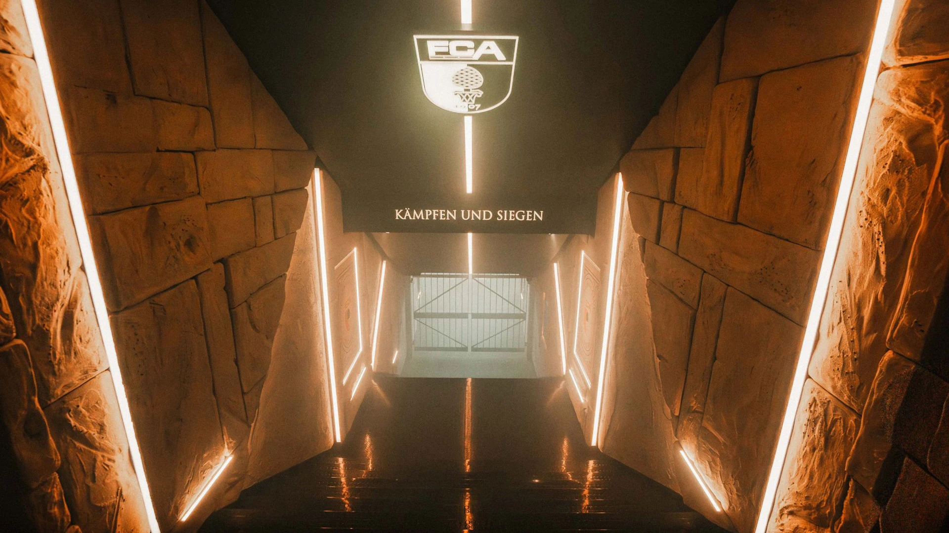 Top flight side unveil incredible new Roman-inspired tunnel in stadium