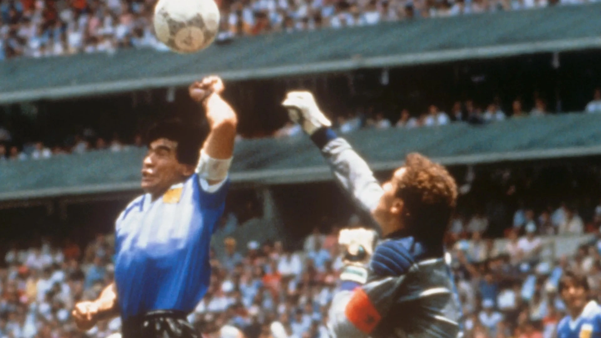 Infamous 'Hand of God' shirt up for auction for £300k along with Pele's medal