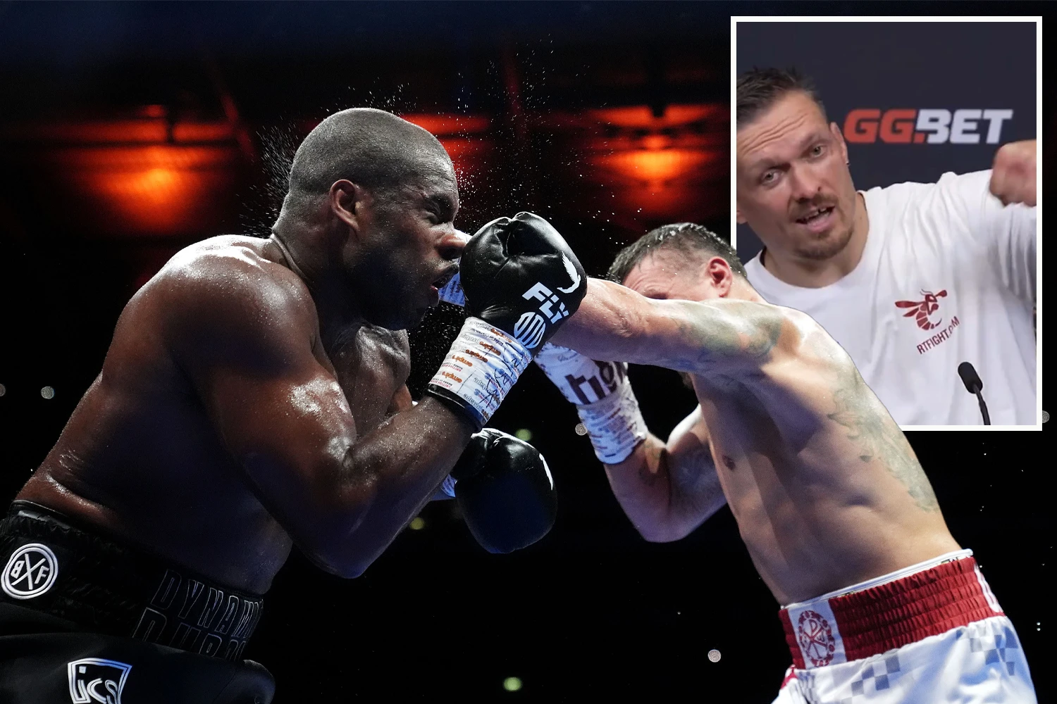 Oleksandr Usyk has presser in stitches as he NAMES left hook that floored Dubois