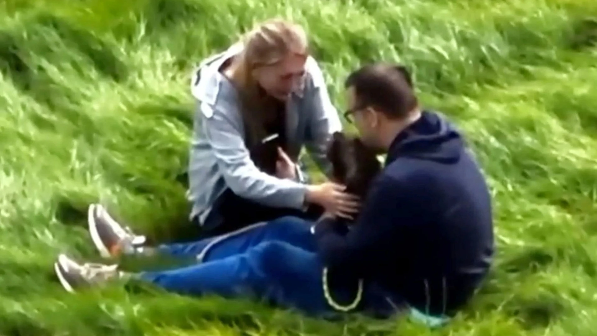 Moment cockapoo leaps into owner's arms as she's found a week after running off