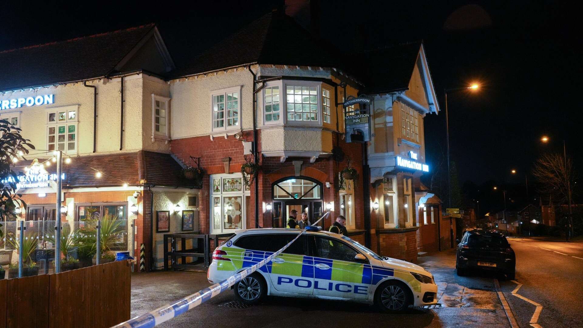 Woman & 2 men knifed in horror stabbing spree at pub as cops arrest three men