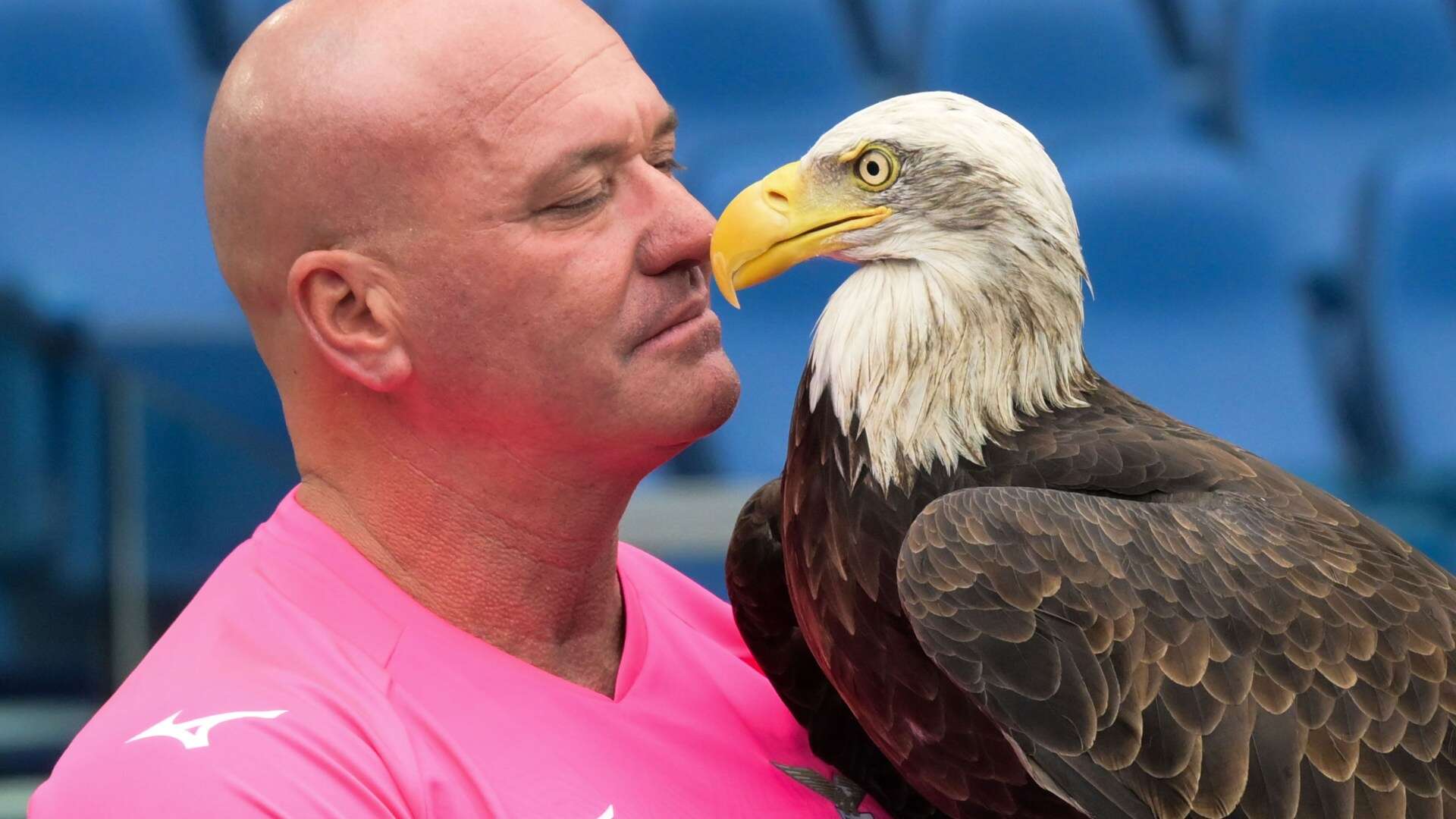 Lazio sack eagle handler after he has penile implant and shares pictures