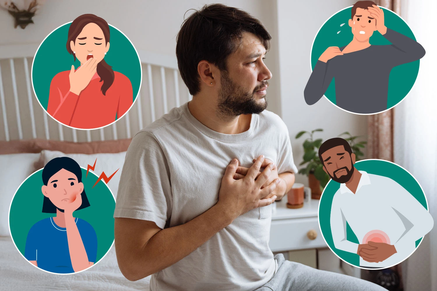 Sweating, fatigue & swollen ankles - 11 signs your heart is in danger