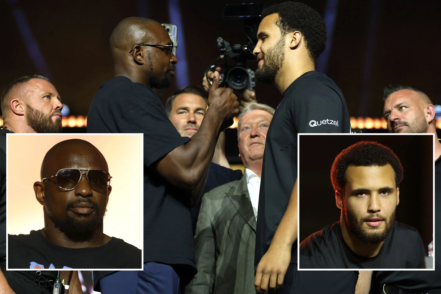 Whyte and Itauma in awkward exchange over SUNGLASSES in pair's final face-off