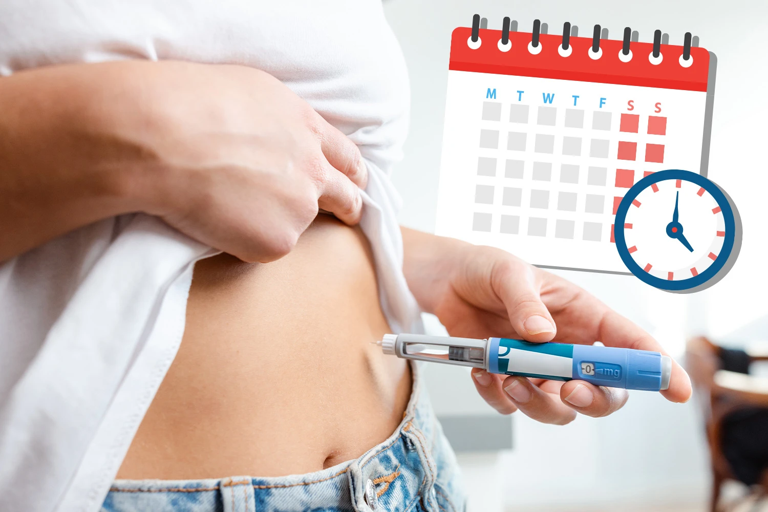 The best day to take your fat jab to lose fat fast, party & dodge side effects