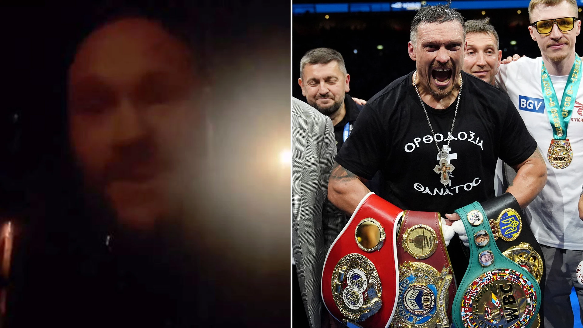 Tyson Fury has X-rated message for Usyk whilst out RUNNING after Wembley fight