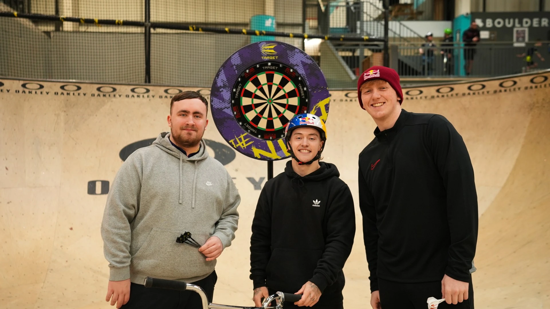 Team GB hero Kieran aims to wow crowds after showing off BMX tricks to Littler