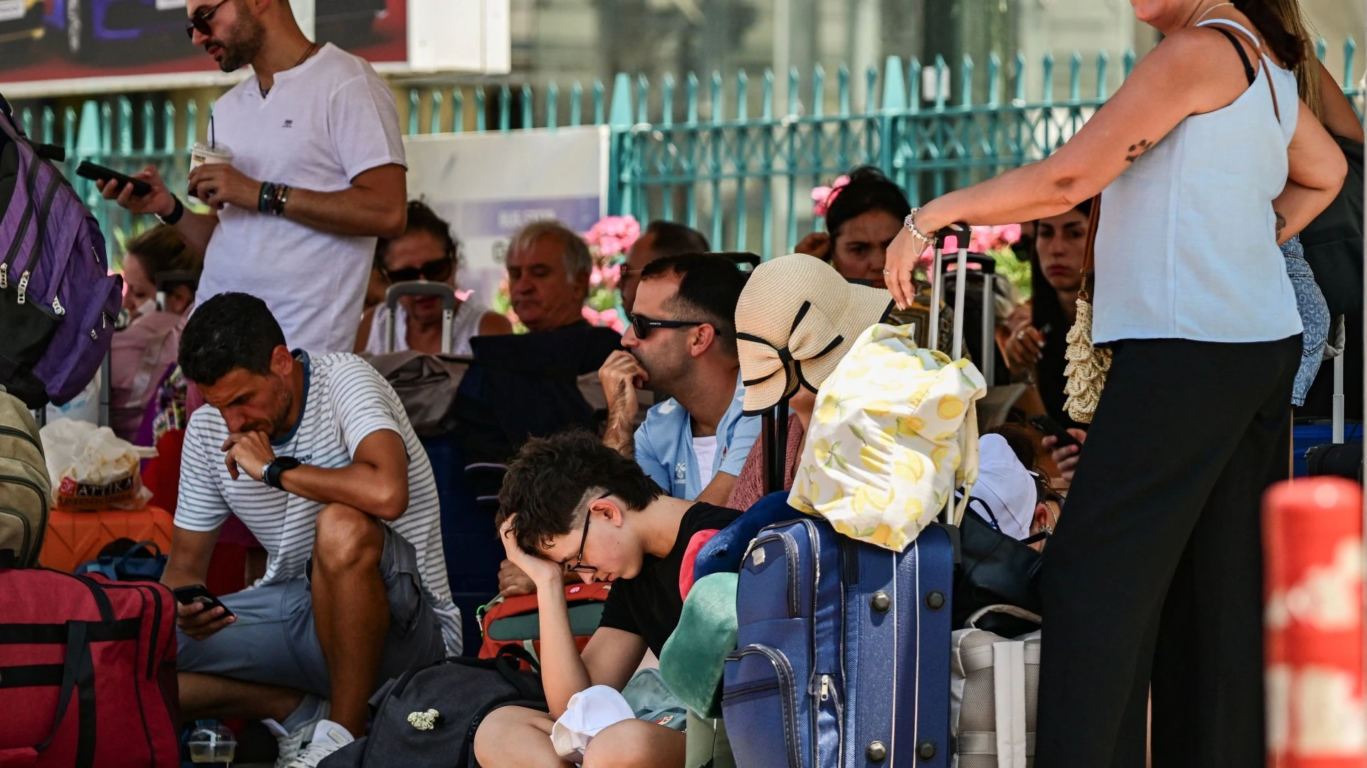 Hols carnage with thousands stranded as gale force winds batter tourist hotspot